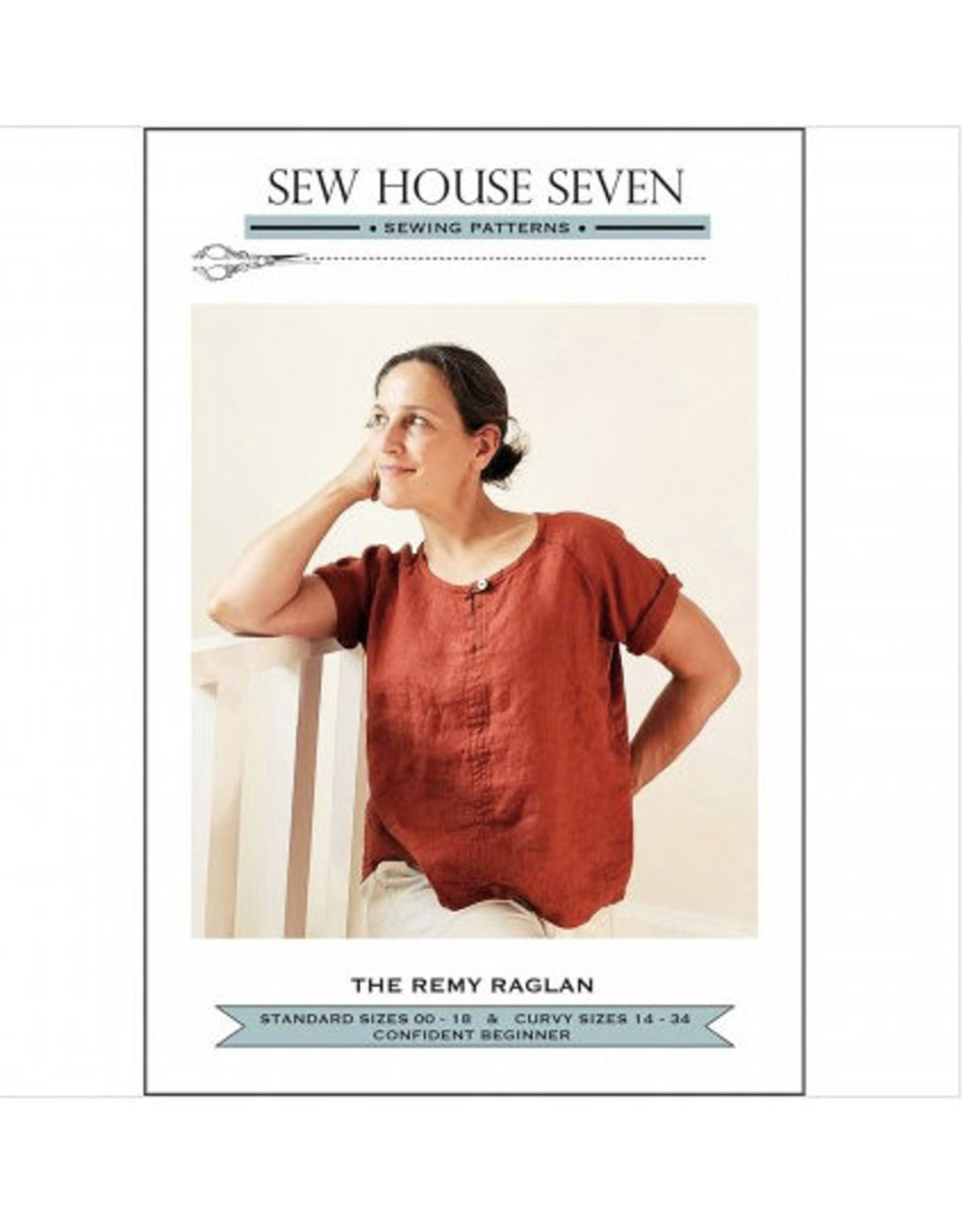 Sew House Seven ON ORDER-The Remy Raglan Shirt Pattern