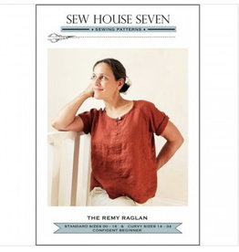 Sew House Seven ON ORDER-The Remy Raglan Shirt Pattern