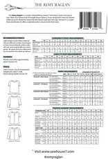 Sew House Seven ON ORDER-The Remy Raglan Shirt Pattern