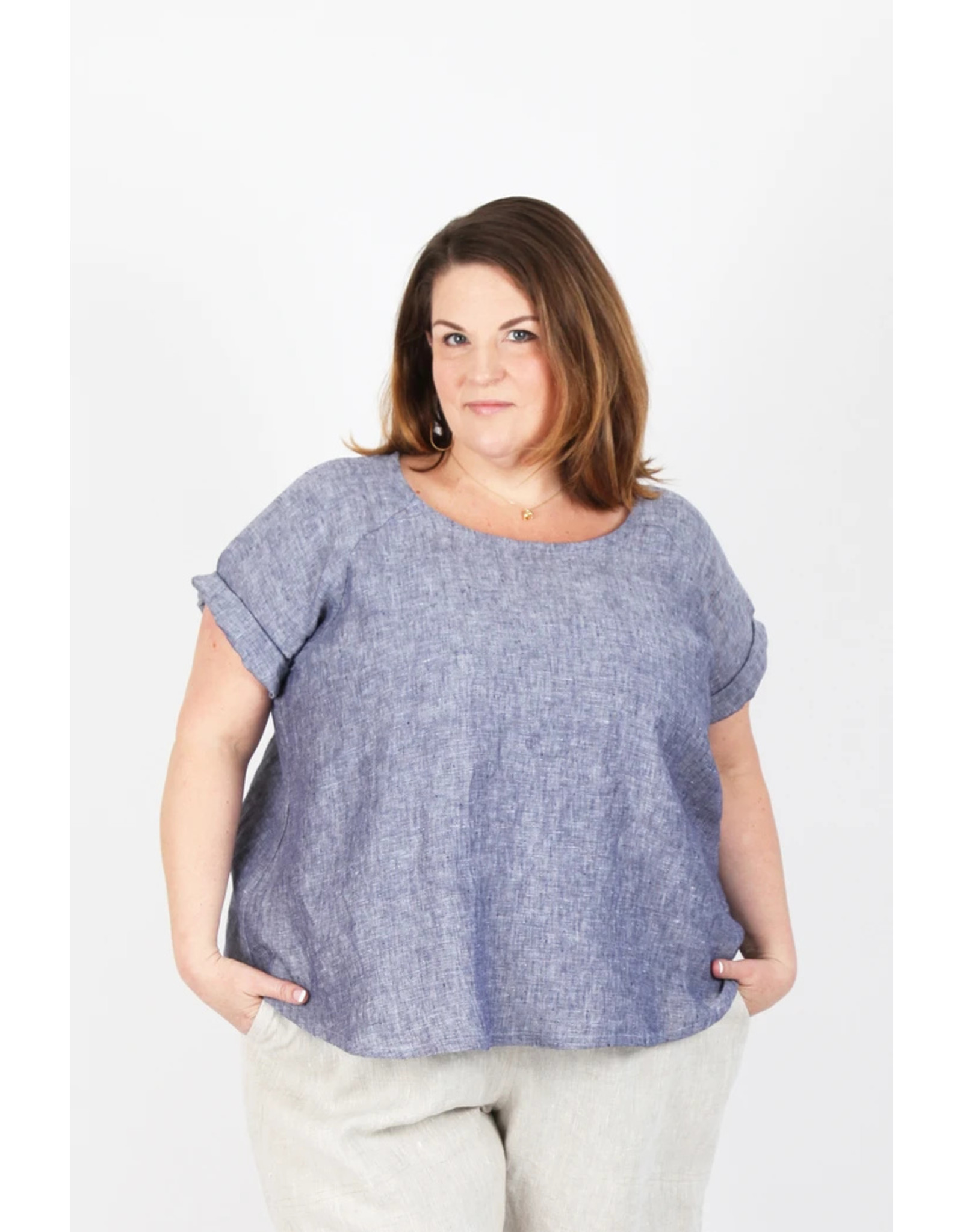 Sew House Seven ON ORDER-The Remy Raglan Shirt Pattern