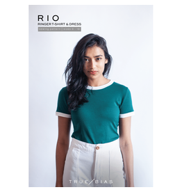 True Bias Rio - Ringer T-Shirt & Dress  Pattern