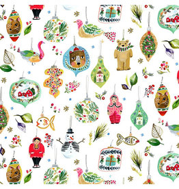 August Wren Love at Frost Sight, Ornaments, Fabric Half-Yards
