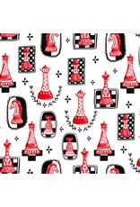 August Wren Game Night, Chess, Fabric Half-Yards