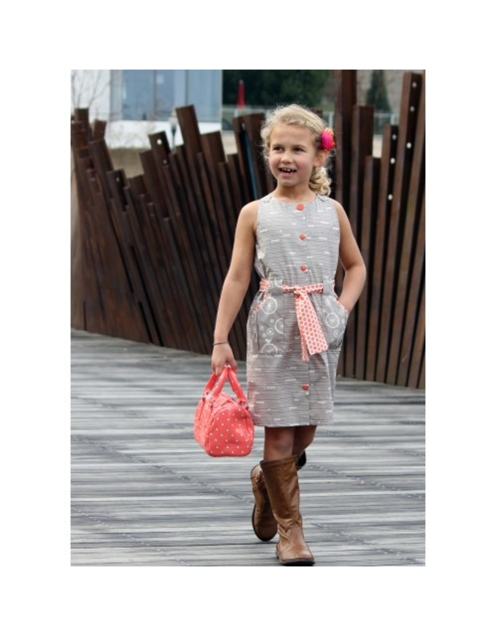 Picking Daisies ON SALE - Classy Cargo Dress Pattern for Girls and Dolls