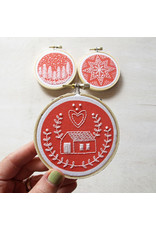 cozyblue Holiday Ornaments Embroidery Kit from cozyblue