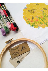 cozyblue ON ORDER-Bee Lovely Embroidery Kit from cozyblue