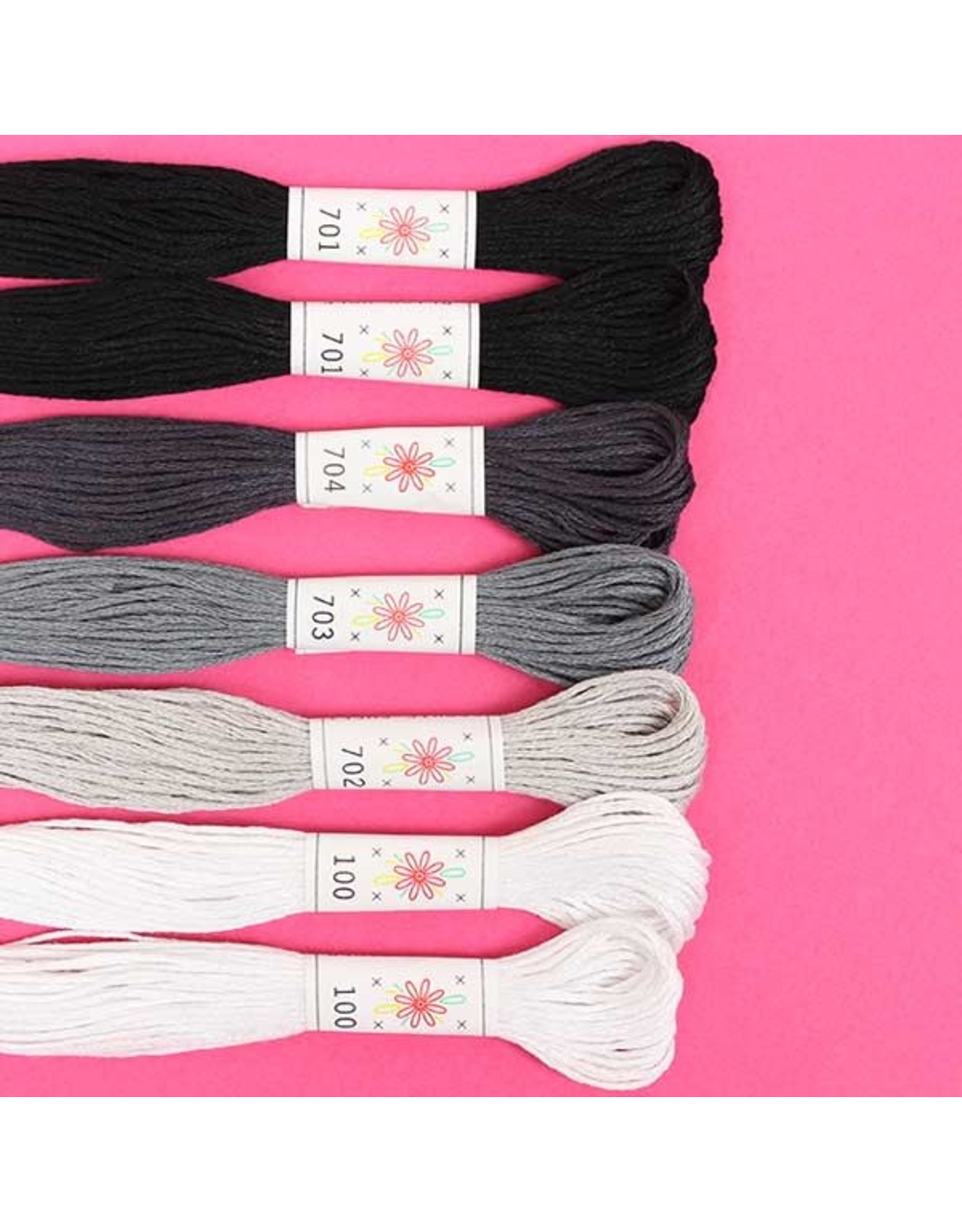 Sublime Stitching Embroidery Floss Set, Cosmos Palette - Seven 8.75 yard skeins