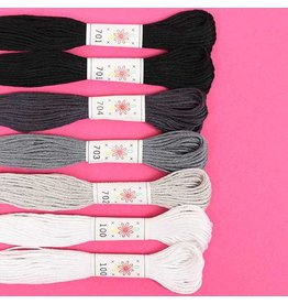 Sublime Stitching Embroidery Floss Set, Cosmos Palette - Seven 8.75 yard skeins