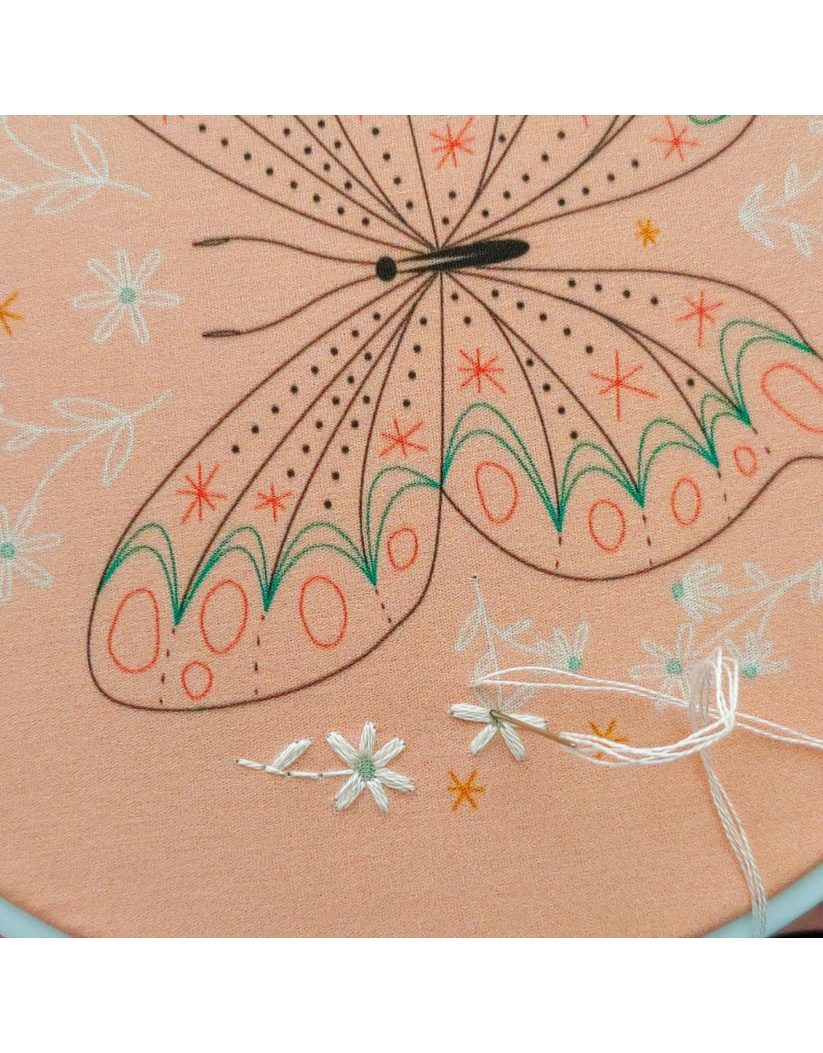 cozyblue Butterfly Embroidery Kit from cozyblue