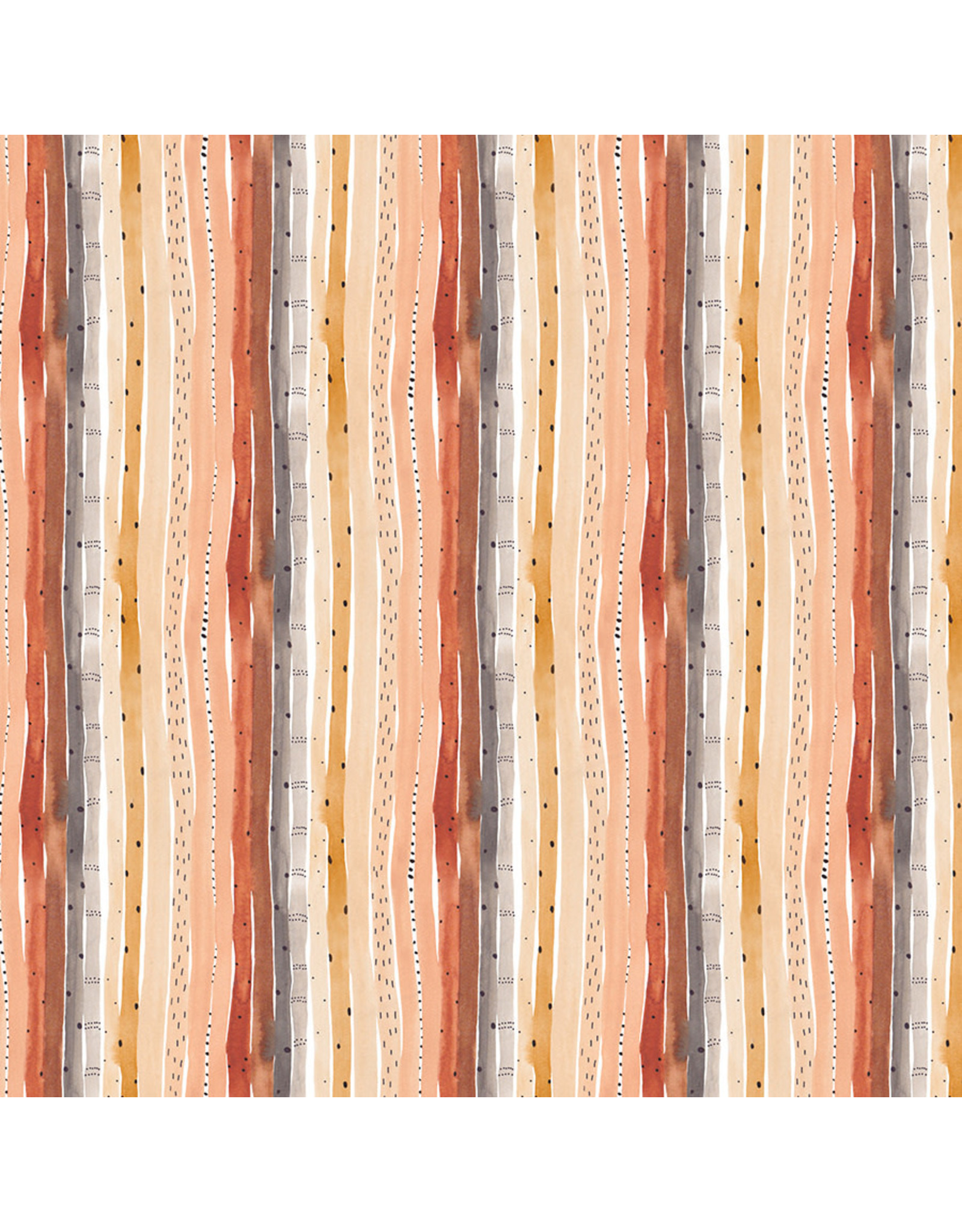 Figo Wild West, Stripes in Multi, Fabric Half-Yards