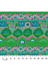PD's Kaffe Fassett Collection Kaffe Collective, Embroidered Flower in Green, Dinner Napkin