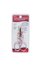 PD Embroidery Scissors with Leather Sheath, Assorted Florals