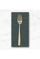 PD's Carolyn Friedlander Collection Collection CF Metallic, Dot Grid in Chalkboard, Dinner Napkin