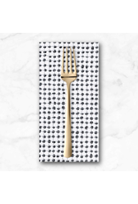 PD's Carolyn Friedlander Collection Collection CF Metallic, Dot Grid in Snow, Dinner Napkin