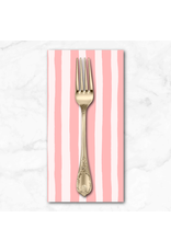 PD's Phoebe Wahl Collection Garden Jubilee, Stripes in Pink, Dinner Napkin