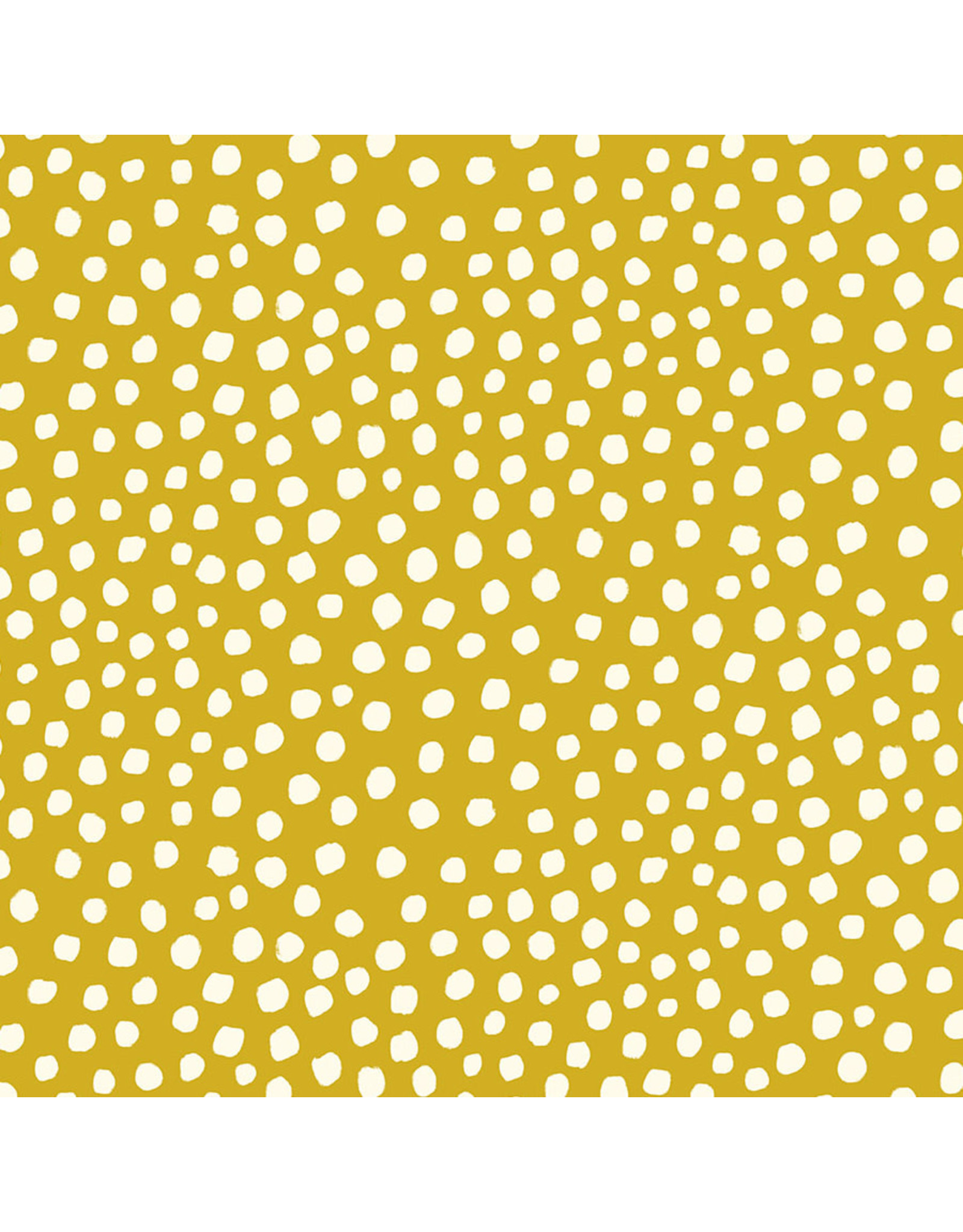 Phoebe Wahl Garden Jubilee, Dots in Gold, Fabric Half-Yards