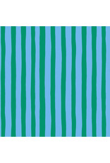 Phoebe Wahl Garden Jubilee, Stripes in Blue, Fabric Half-Yards