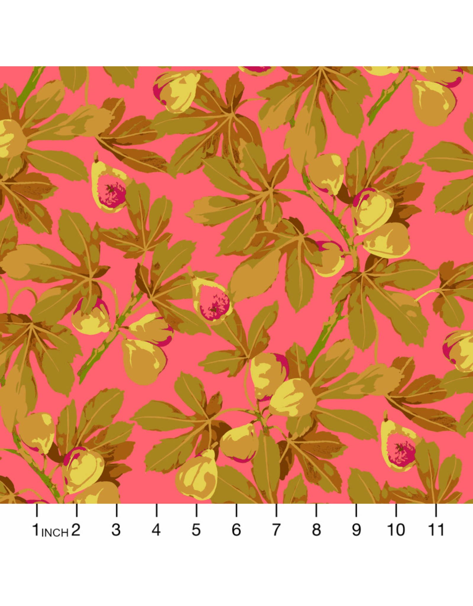 Martha Negley Trees, Fig in Pink, Fabric Half-Yards