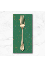 PD's Ruby Star Society Collection Speckled Metallic in Emerald Green, Dinner Napkin