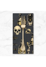 PD's Alexander Henry Collection Haunted House, Dark Magic in Slate, Dinner Napkin