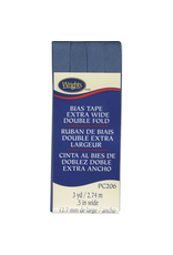 Wrights Wrights Bias Tape, Extra Wide, Double Fold, Stone Blue 584