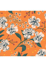 Windham Fabrics Fancy, Louise in Orange Fabric Half-Yards