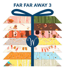 Heather Ross Far Far Away 3 by Heather Ross, Fat Quarter Bundle containing 23 pcs.