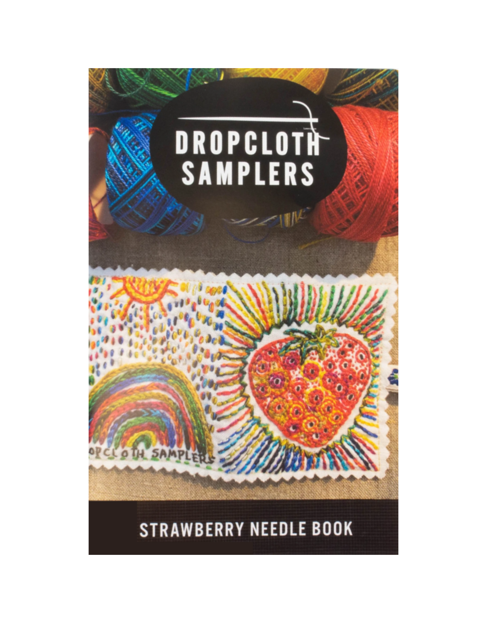 Dropcloth Samplers Strawberry Rainbow Needle Book