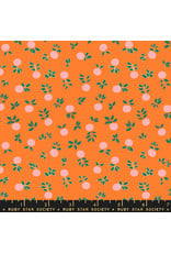 Melody Miller Stay Gold, Blossom in Orange, Fabric Half-Yards