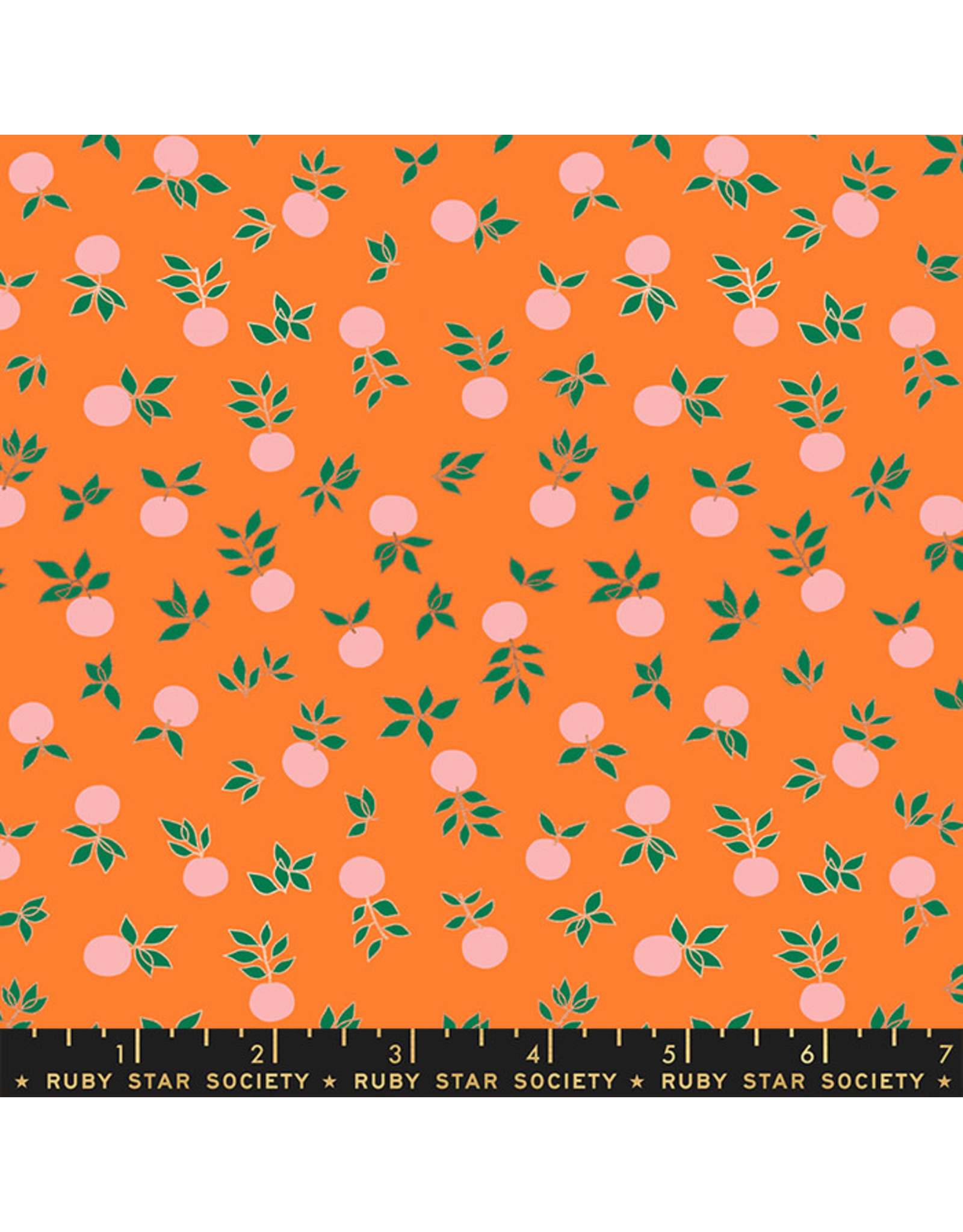 PD's Ruby Star Society Collection Stay Gold, Blossom in Orange, Dinner Napkin