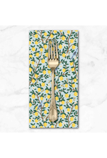 PD's Rifle Paper Co Collection Camont, Lemon in Mint, Dinner Napkin