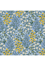 Rifle Paper Co. Camont, Wildwood Garden in Blue, Fabric Half-Yards