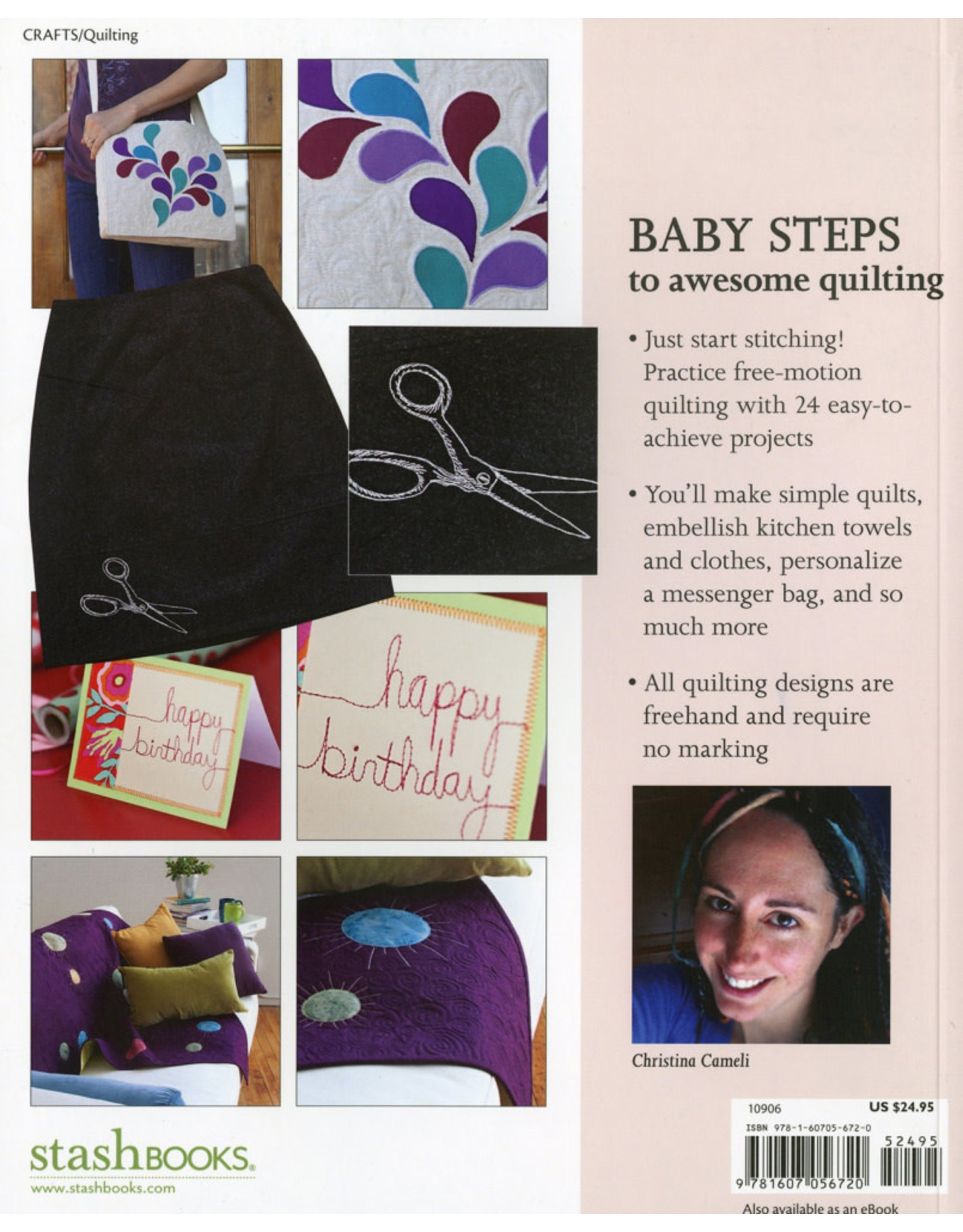 Christina Cameli First Steps to free-motion quilting