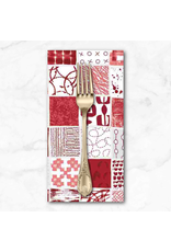 PD's Marcus Fabrics Collection Sketchboard in Red, Dinner Napkin