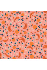 Figo More Pie, Fruit Mix in Pink, Fabric Half-Yards