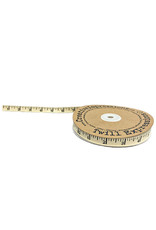 Creative Impressions Antique Ruler Twill Tape, Natural, by the Yard, 1/2 inch wide