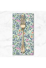 PD's Cotton + Steel Collection Cosmic Sea, Cosmic Bloom in Mint, Dinner Napkin