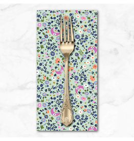 PD's Cotton + Steel Collection Cosmic Sea, Cosmic Bloom in Mint, Dinner Napkin