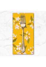 PD's Dear Stella Collection Country Picnic, Posies in Yellow, Dinner Napkin