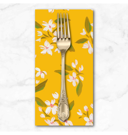 PD's Dear Stella Collection Country Picnic, Posies in Yellow, Dinner Napkin