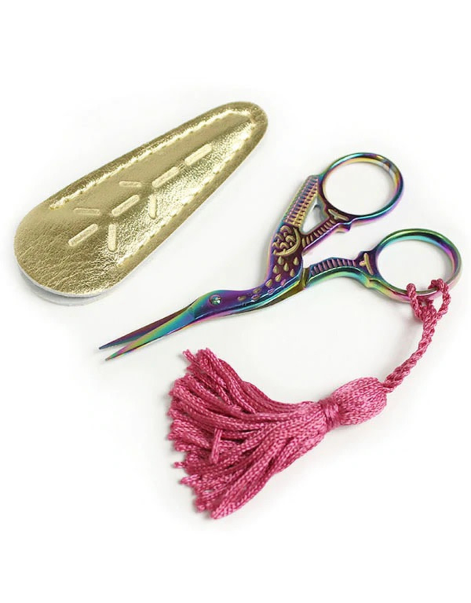Sublime Stitching Prismatic Stork Embroidery Scissors from Sublime Stitching