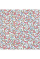 Cosmo, Japan Double Gauze, Cosmo Japan, Floral Busy in Pink, Fabric Half-Yards