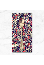 PD's Cosmo Japan Collection Cosmo Japan, Floral in Navy Pink, Dinner Napkin