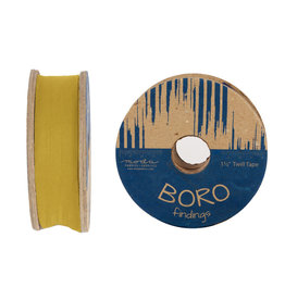 Moda Boro Findings 1.5"  Twill Tape, Flax, by the Yard