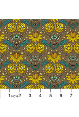 Eye Candy Quilts Oracle, Wards in Brown, Fabric Half-Yards