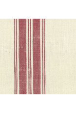 Moda Toweling 16" wide, Oyster and Scarlet, Sold by the Yard