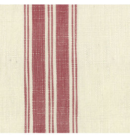 Moda Toweling 16" wide, Oyster and Scarlet, Sold by the Yard