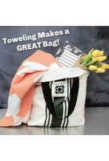 Moda Toweling 16" wide, Black, Sold by the Yard