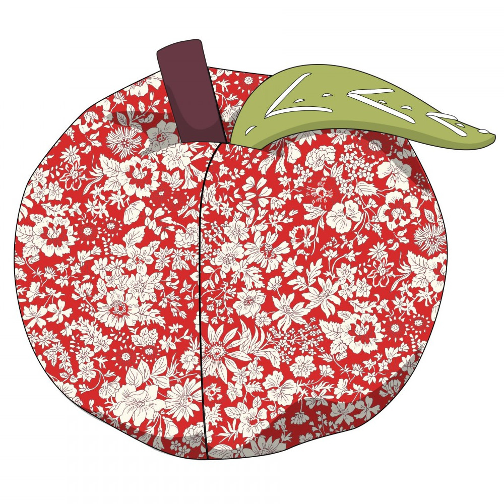 Apple Shaped Pin Cushion Free Pattern - Miss Daisy Patterns