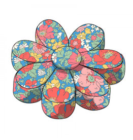 Liberty Fabrics SOLD OUT-Flower Pincushion, Liberty Cosmo Flower